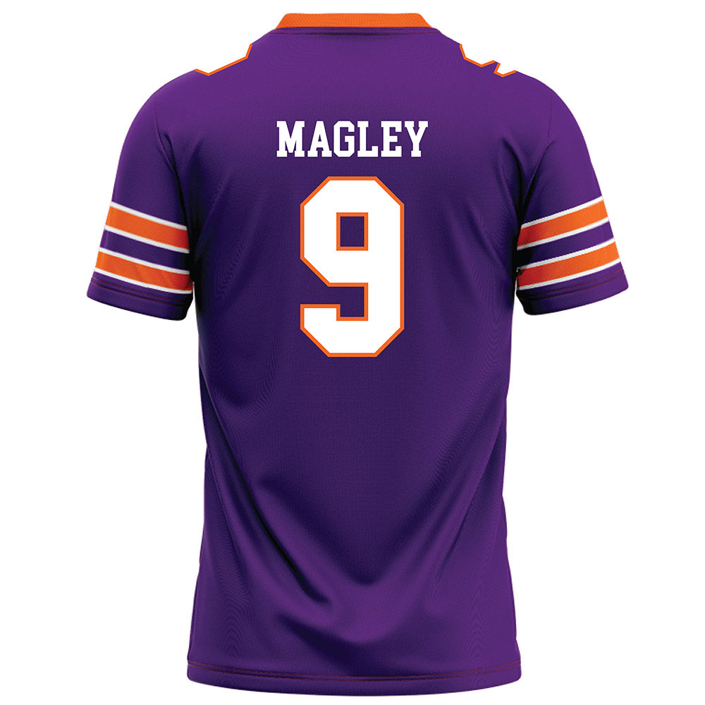 HWS - NCAA Football : Jackson Magley - Purple Football Jersey-1