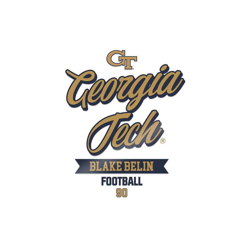 Georgia Tech - NCAA Football : Blake Belin - Sticker-0