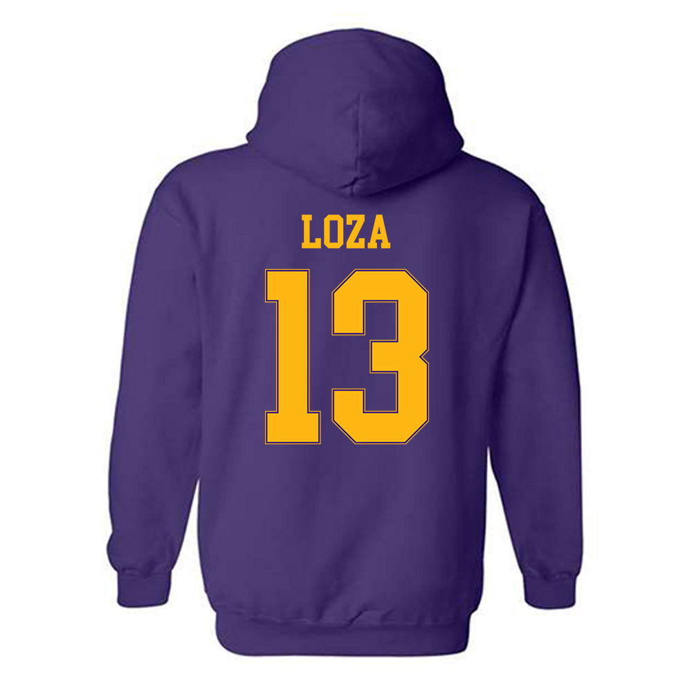 Northern Iowa - NCAA Men's Soccer : Giselle Loza - Classic Shersey Hooded Sweatshirt-1