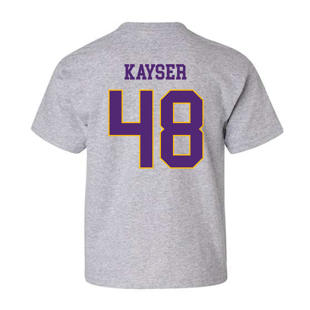 Northern Iowa - NCAA Football : Connor Kayser - Classic Shersey Youth T-Shirt-1