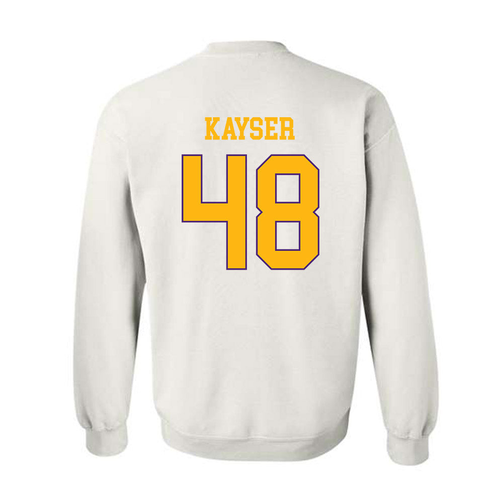 Northern Iowa - NCAA Football : Connor Kayser - Classic Shersey Crewneck Sweatshirt-1