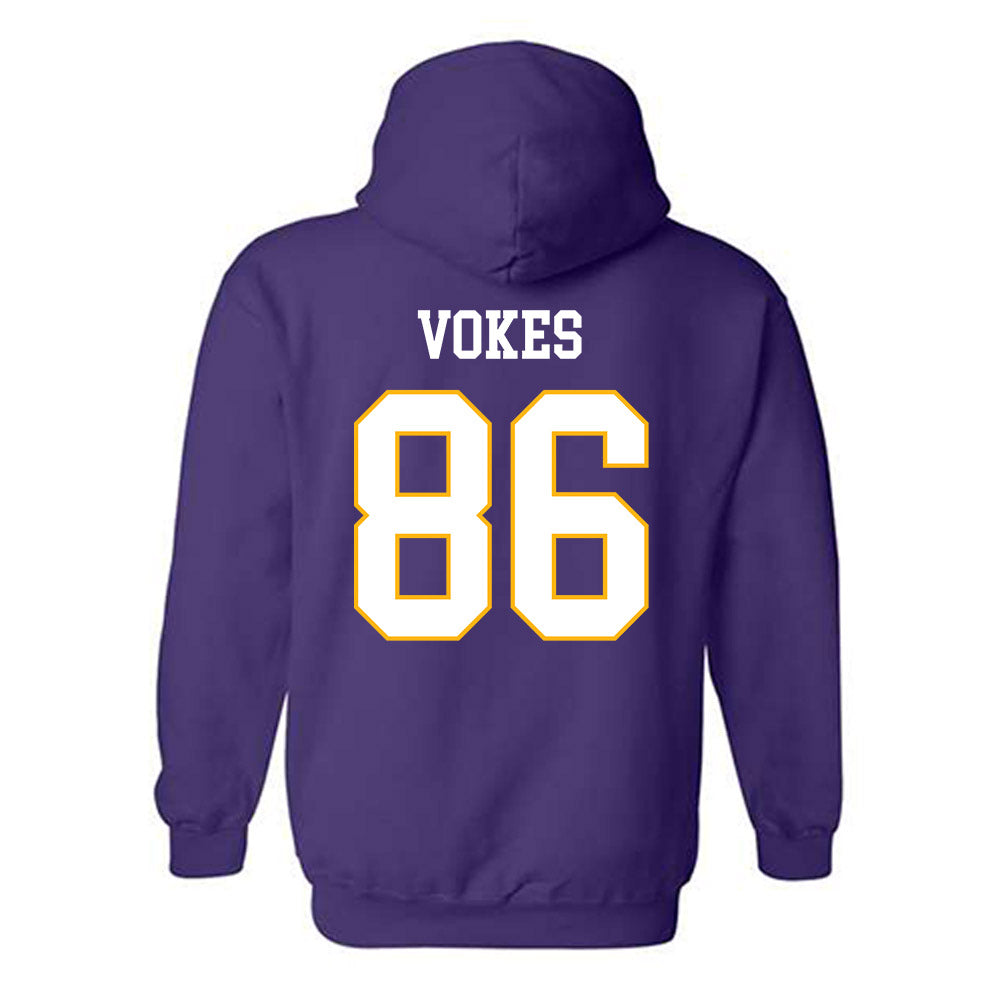 Northern Iowa - NCAA Football : Tiernan Vokes - Classic Shersey Hooded Sweatshirt-1