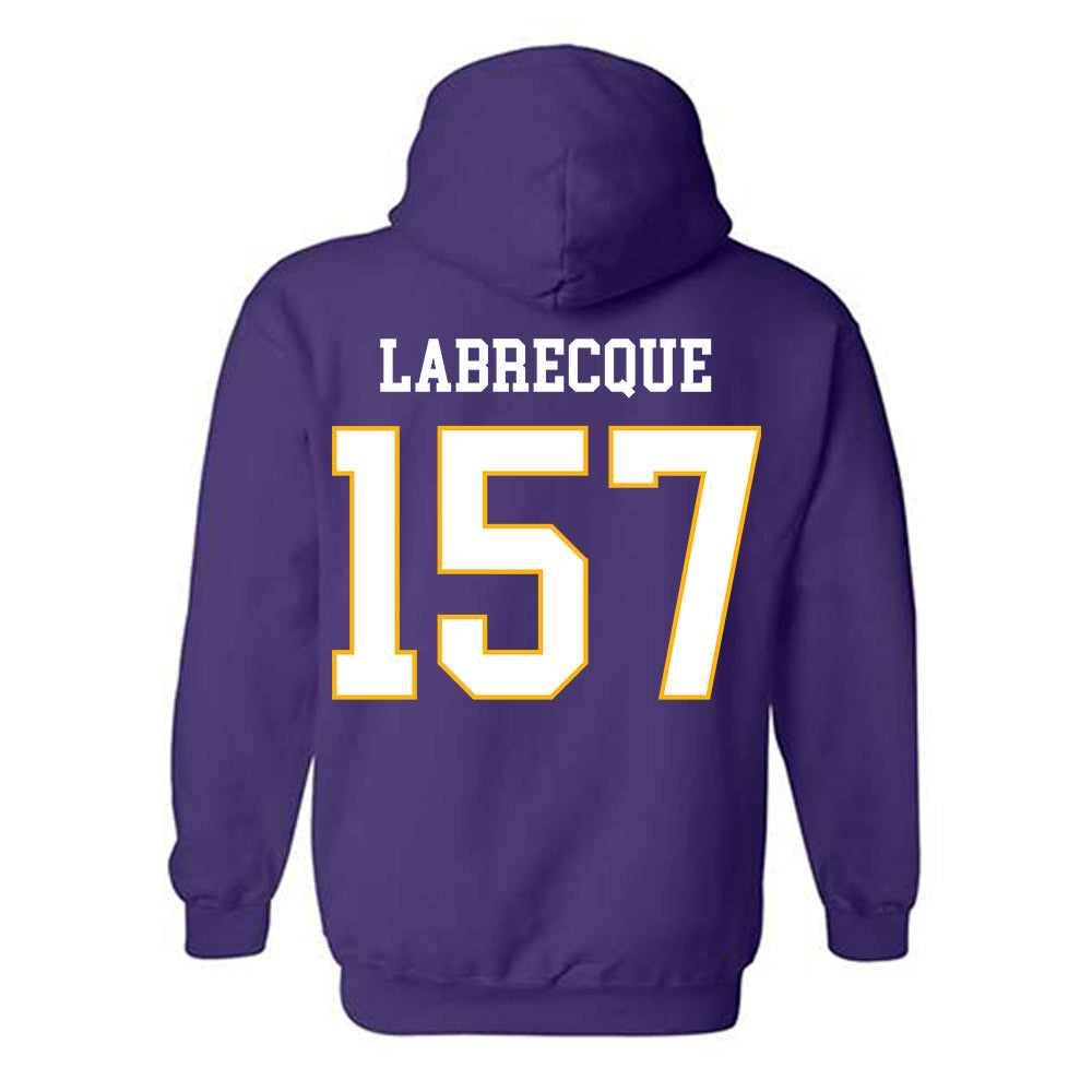Northern Iowa - NCAA Wrestling : Chris Labrecque - Classic Shersey Hooded Sweatshirt-1