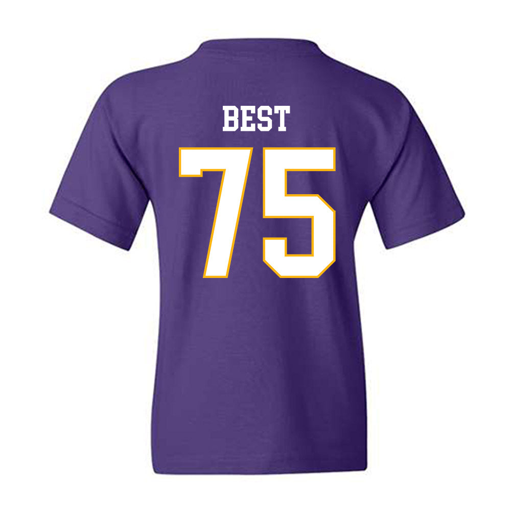 Northern Iowa - NCAA Football : Connor Best - Classic Shersey Youth T-Shirt-1