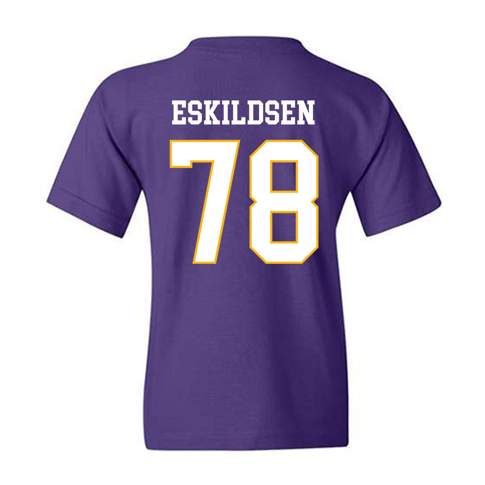 Northern Iowa - NCAA Football : Colby Eskildsen - Classic Shersey Youth T-Shirt-1