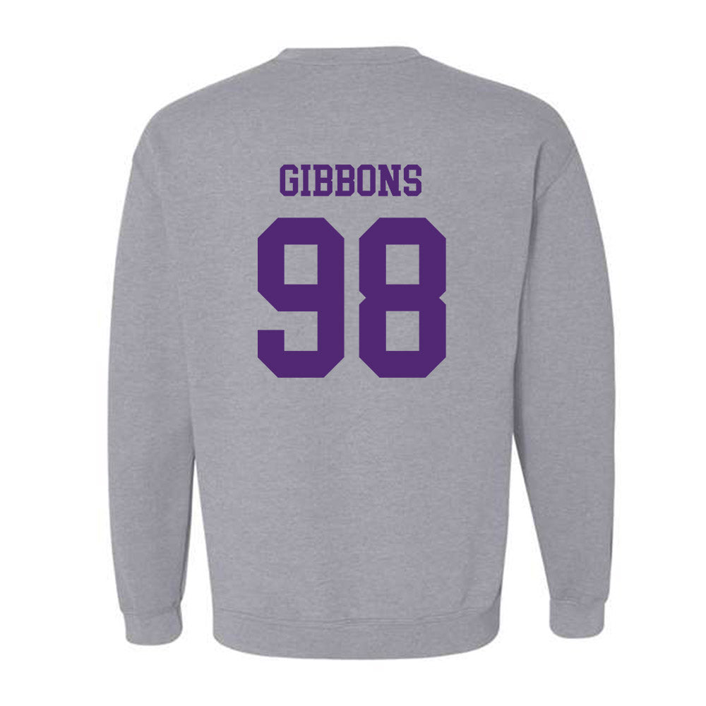 Northern Iowa - NCAA Football : Kolby Gibbons - Classic Shersey Crewneck Sweatshirt-1