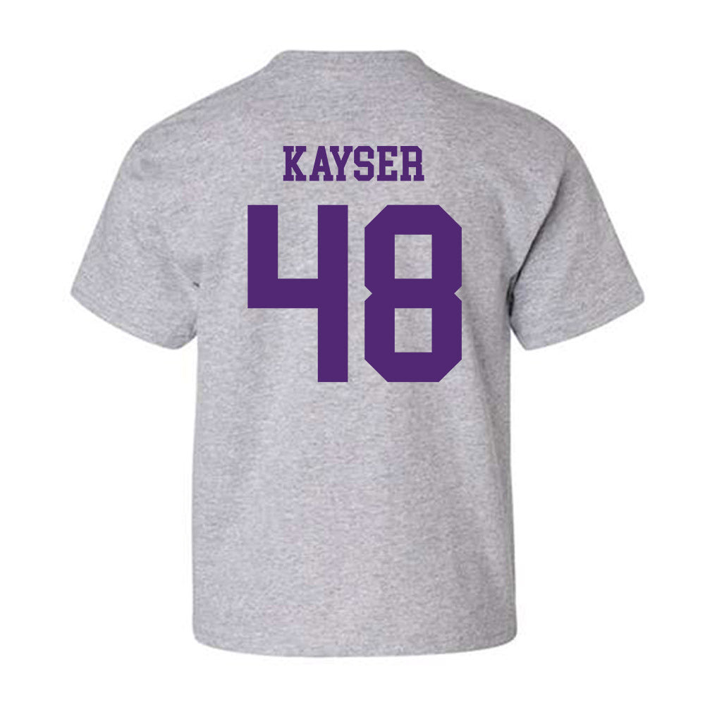 Northern Iowa - NCAA Football : Connor Kayser - Classic Shersey Youth T-Shirt-1