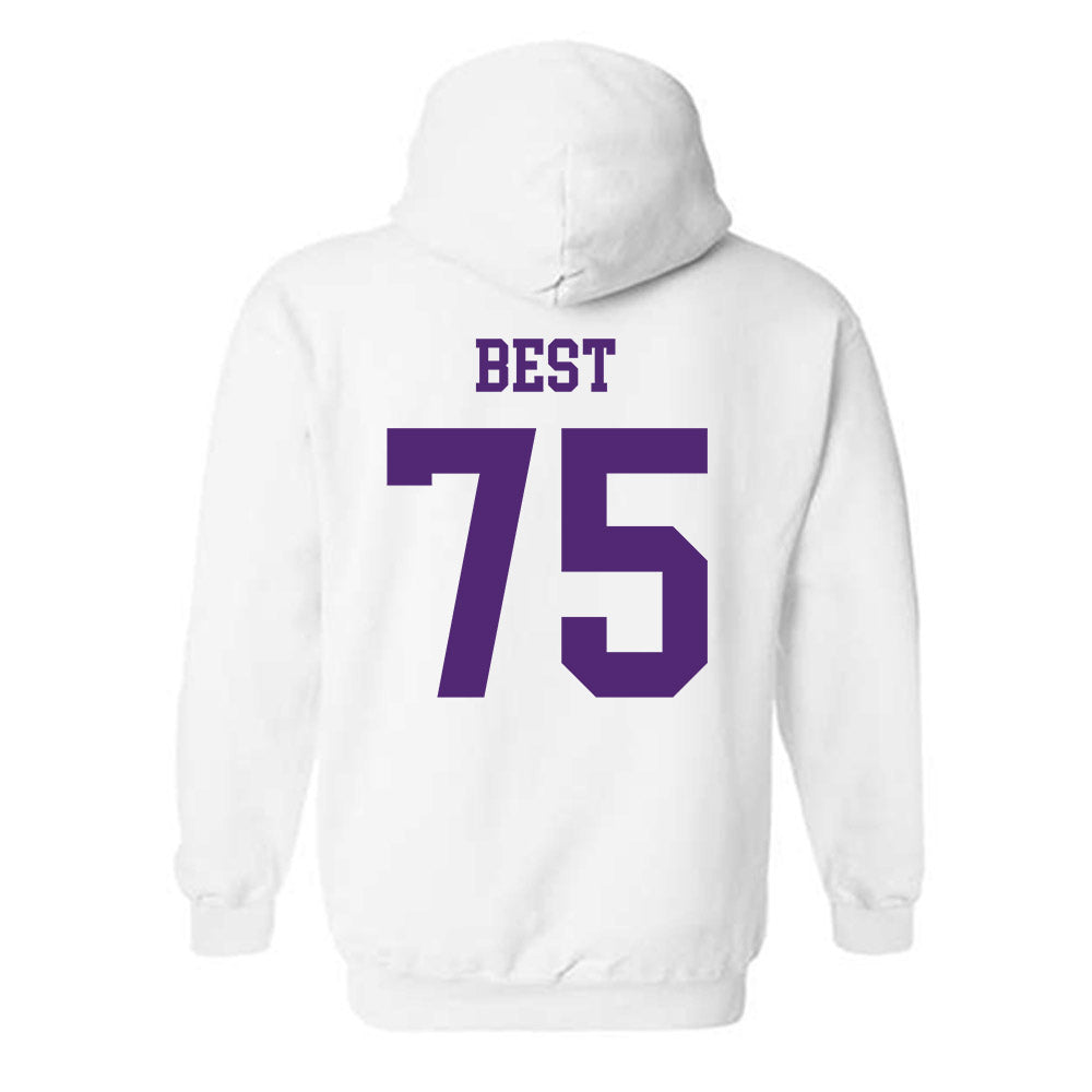 Northern Iowa - NCAA Football : Connor Best - Classic Shersey Hooded Sweatshirt-1