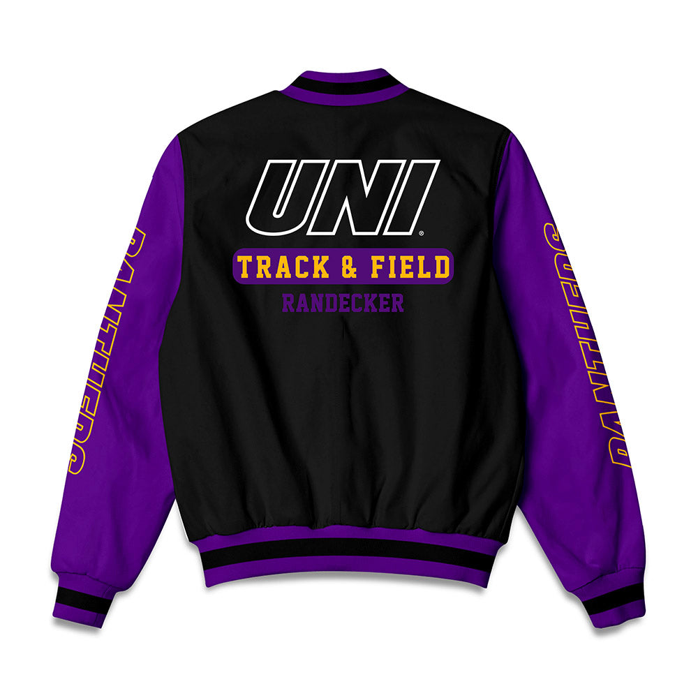 Northern Iowa - NCAA Women's Track & Field : Emma Randecker - Bomber Jacket-1