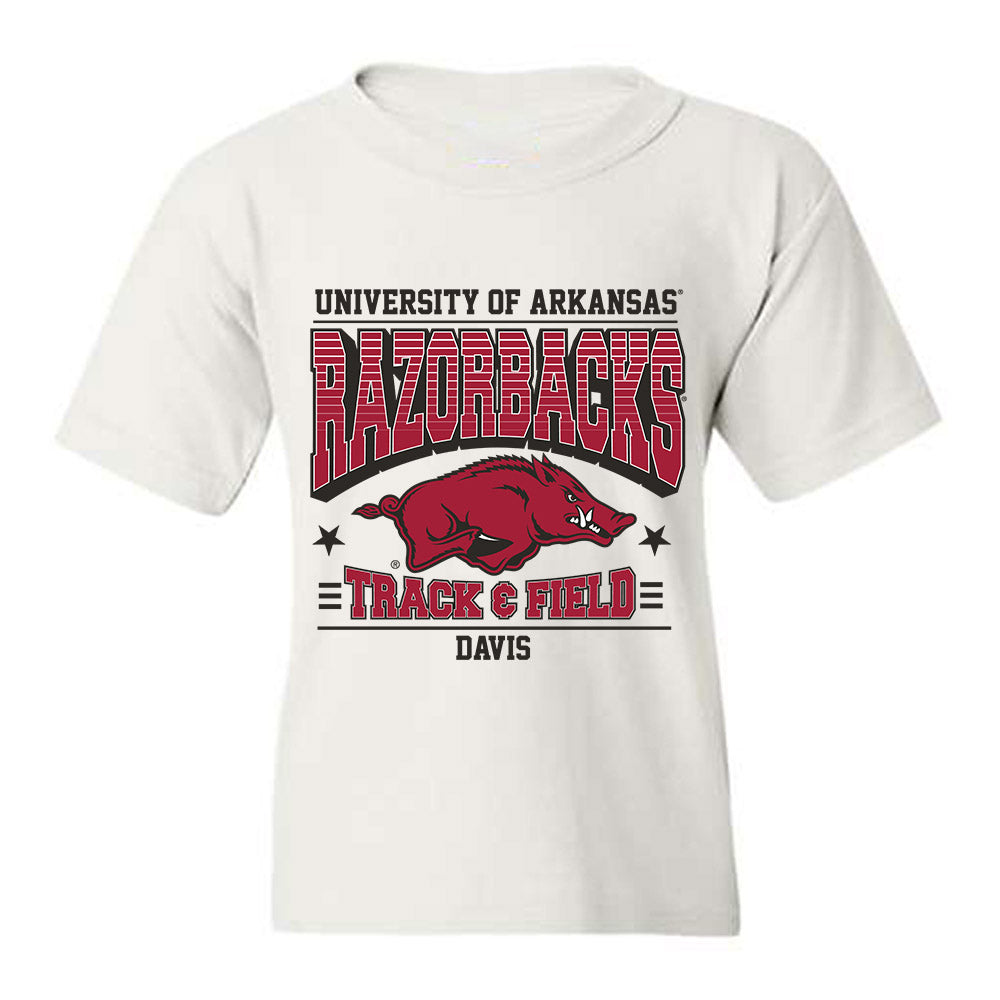 Arkansas - NCAA Women's Track & Field : Kayla Davis - Sports Shersey Youth T-Shirt-0