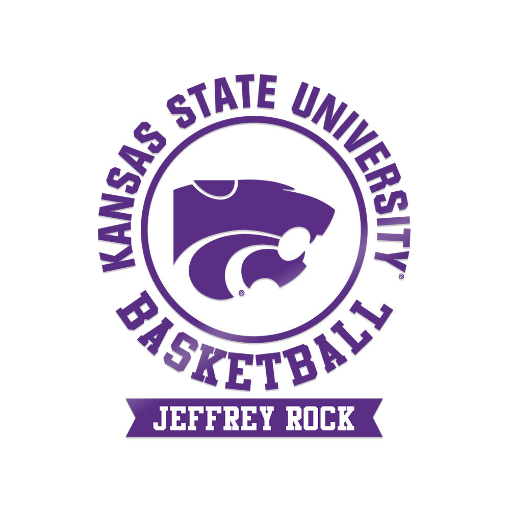Kansas State - NCAA Men's Basketball : Jeffrey Rock - Sticker-0