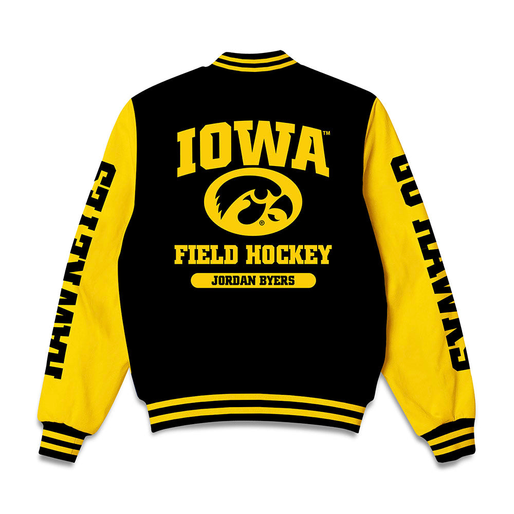 Iowa - NCAA Women's Field Hockey : Jordan Byers - Bomber Jacket-1
