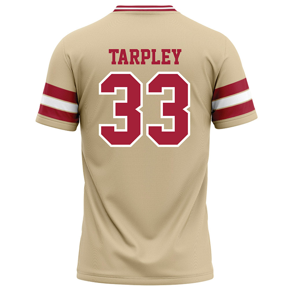 Oklahoma - NCAA Football : Preston Tarpley - Cream Football Jersey-1