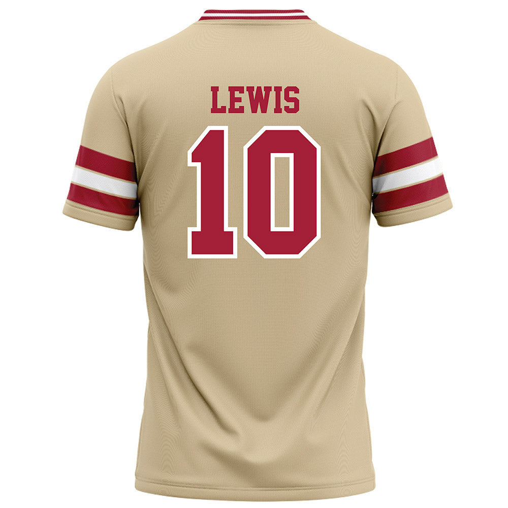 Oklahoma - NCAA Football : Kip Lewis - Cream Football Jersey-1