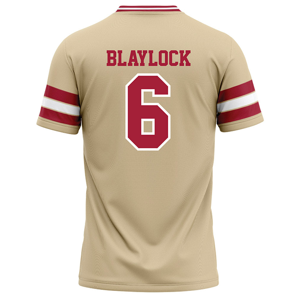 Oklahoma - NCAA Football : Tory Blaylock - Cream Football Jersey-1
