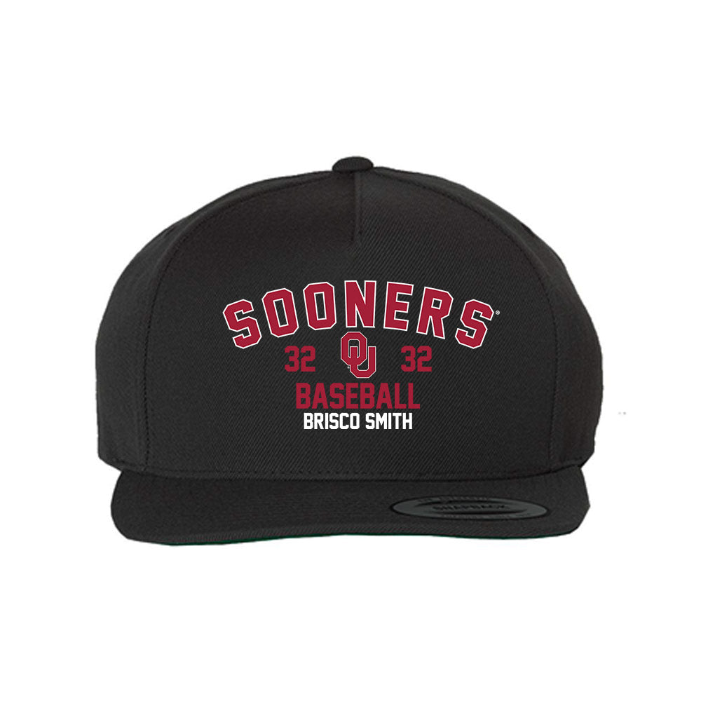 Oklahoma - NCAA Baseball : Brisco Smith - Snapback Hat-0