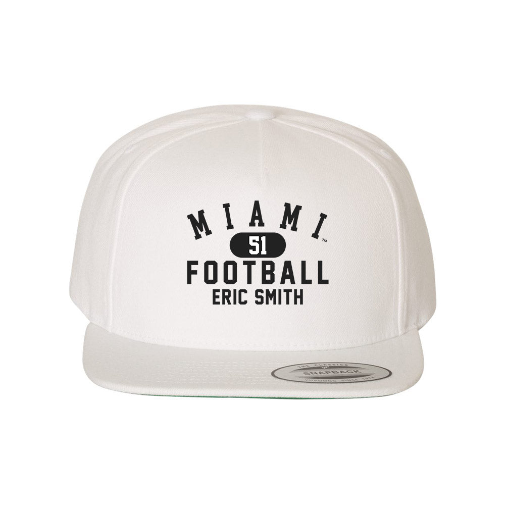 Miami of Ohio - NCAA Football : Eric Smith - Snapback Hat-0