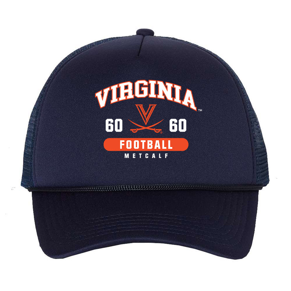 Virginia - NCAA Football : Drake Metcalf - Trucker Hat-0