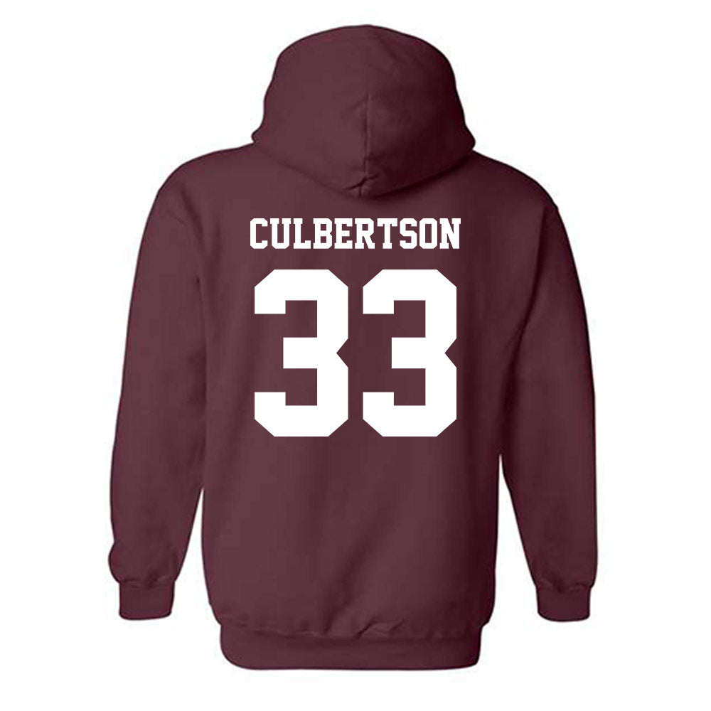 - NCAA Baseball : Kolby Culbertson - Sports Shersey Hooded Sweatshirt-1