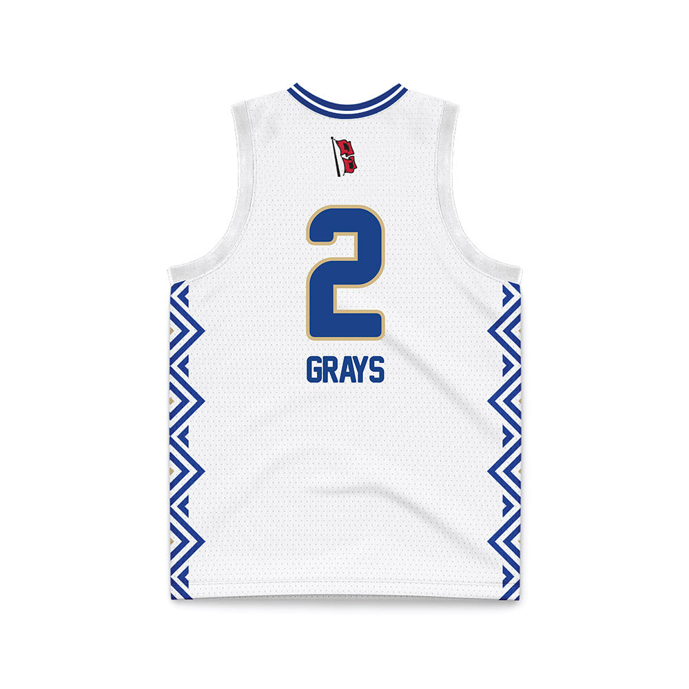Tulsa - NCAA Women's Basketball : RyLee Grays - White Basketball Jersey-1