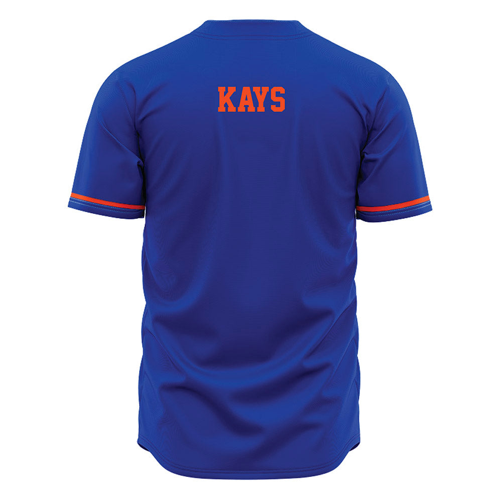 Boise State - NCAA Women's Track & Field : Audrey Kays - Blue Jersey-1