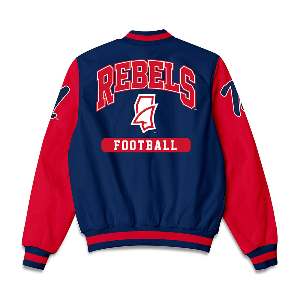Ole Miss - NCAA Football : Jonathan Maldonado - Bomber Jacket-1