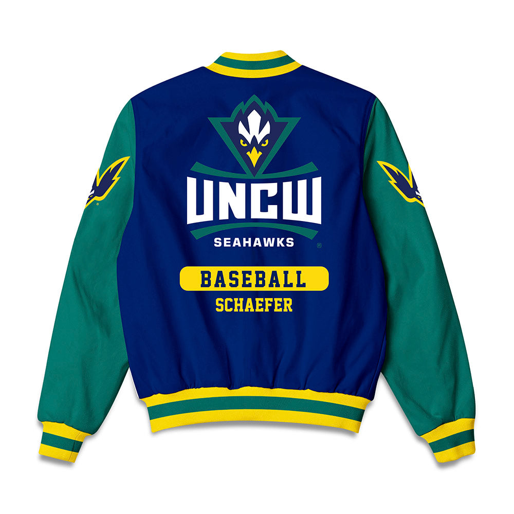 UNC Wilmington - NCAA Baseball : Dylan Schaefer - Bomber Jacket