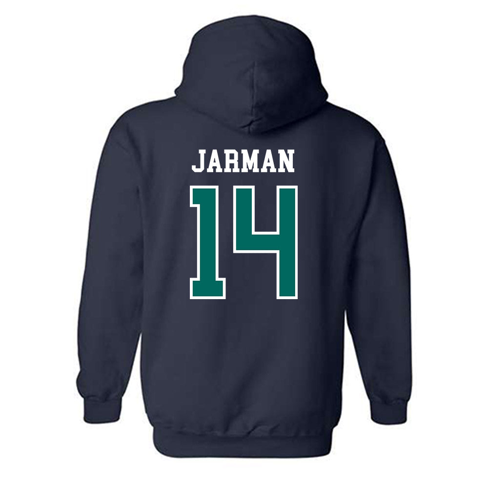 UNC Wilmington - NCAA Baseball : Kolby Jarman - Sports Shersey Hooded Sweatshirt-1
