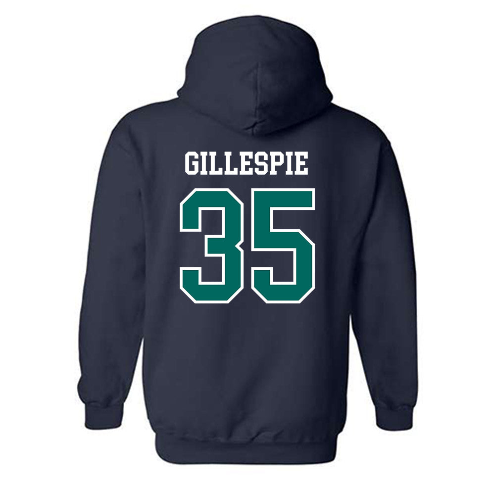 UNC Wilmington - NCAA Baseball : Mac Gillespie - Sports Shersey Hooded Sweatshirt-1