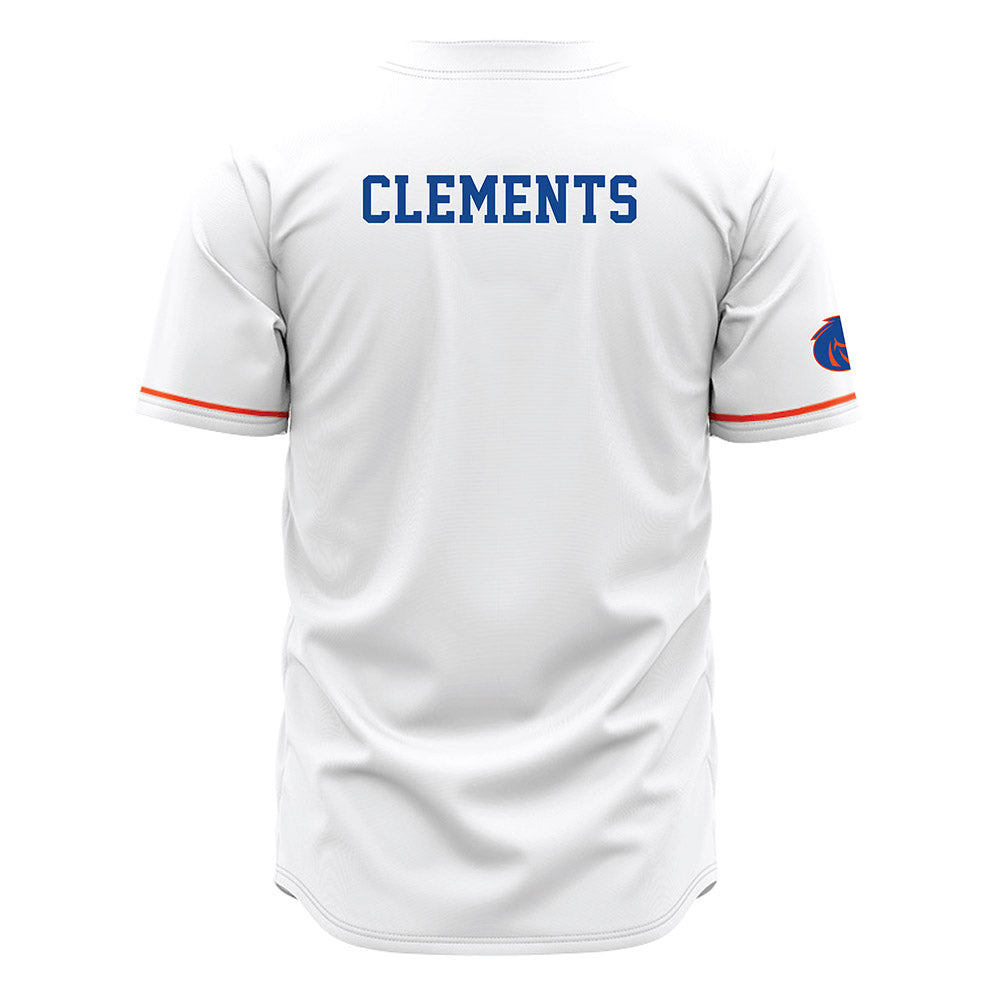 Boise State - NCAA Women's Gymnastics : Morgan Clements - White Jersey-1