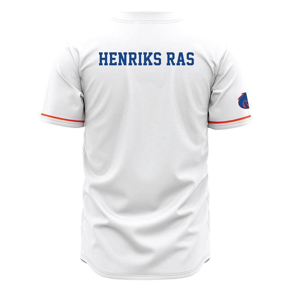 Boise State - NCAA Football : Gustaf Henriks Ras - White Jersey-1