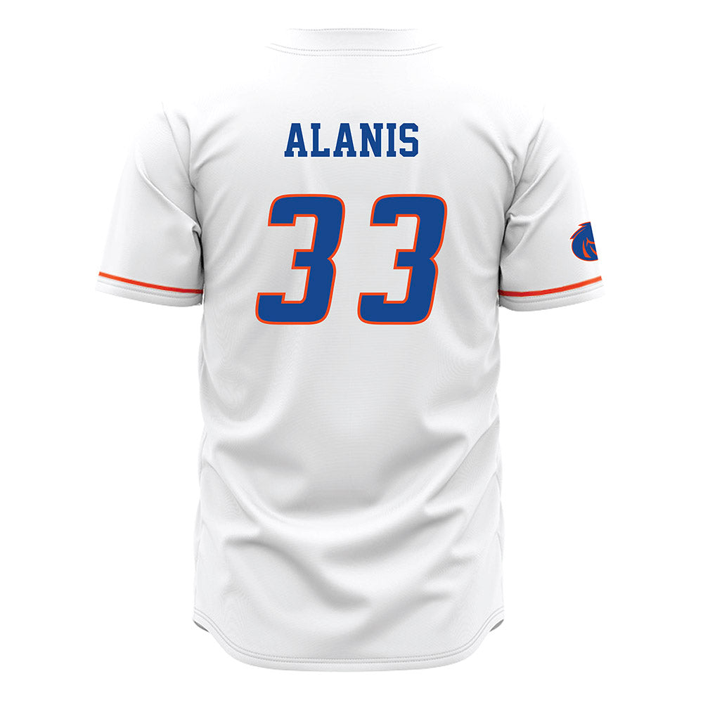 Boise State - NCAA Football : Josiah Alanis - White Jersey-1