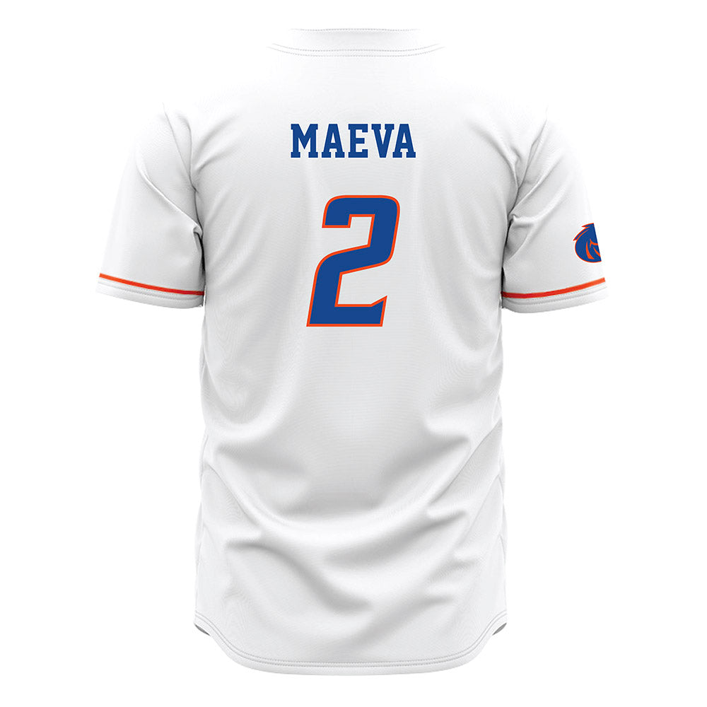 Boise State - NCAA Women's Volleyball : Tehya Maeva - White Jersey-1