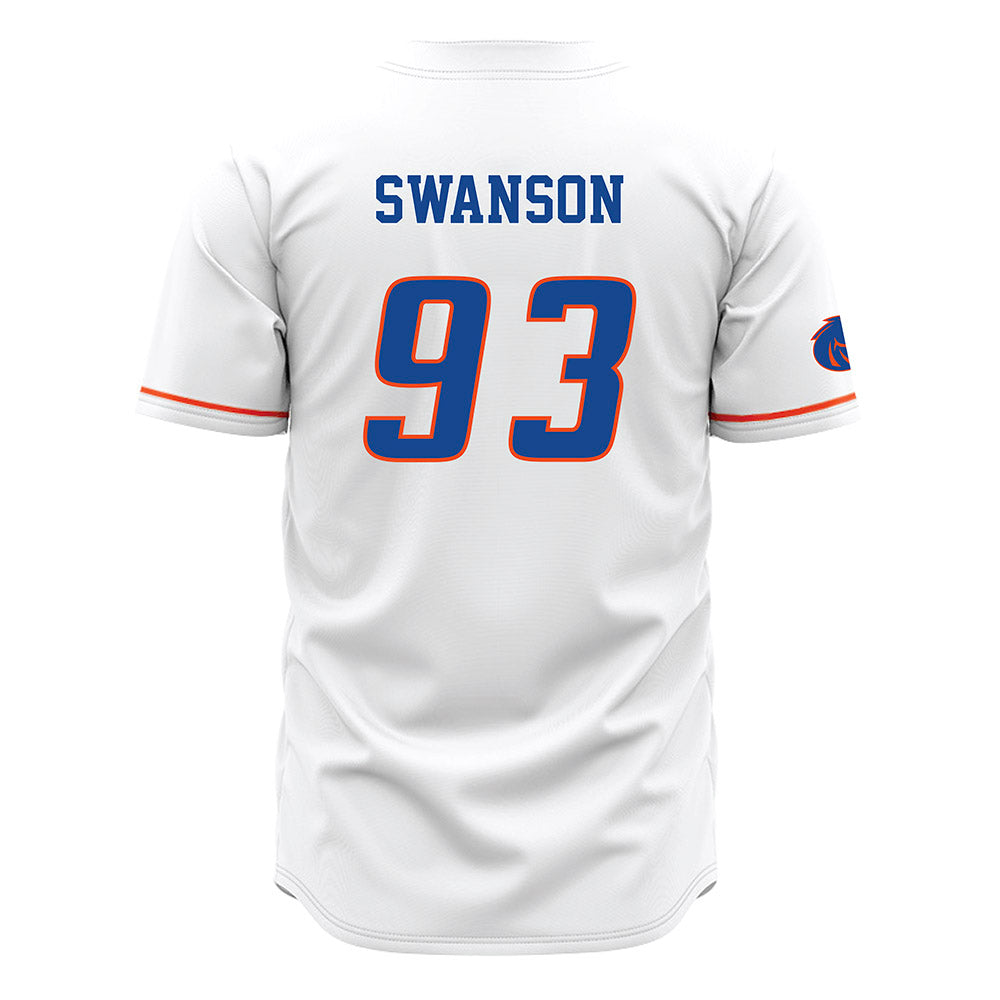 Boise State - NCAA Football : Ryder Swanson - White Jersey-1