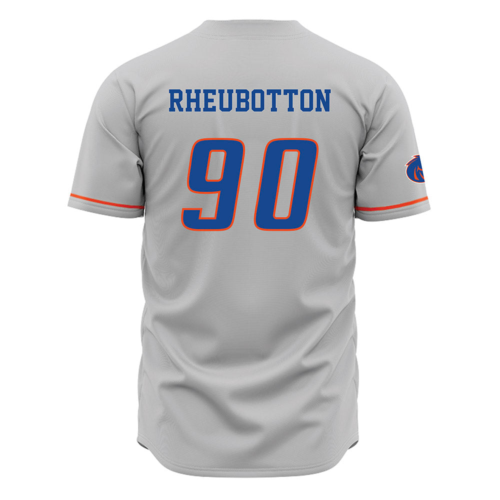 Boise State - NCAA Football : Drew Rheubotton - Grey Jersey-1