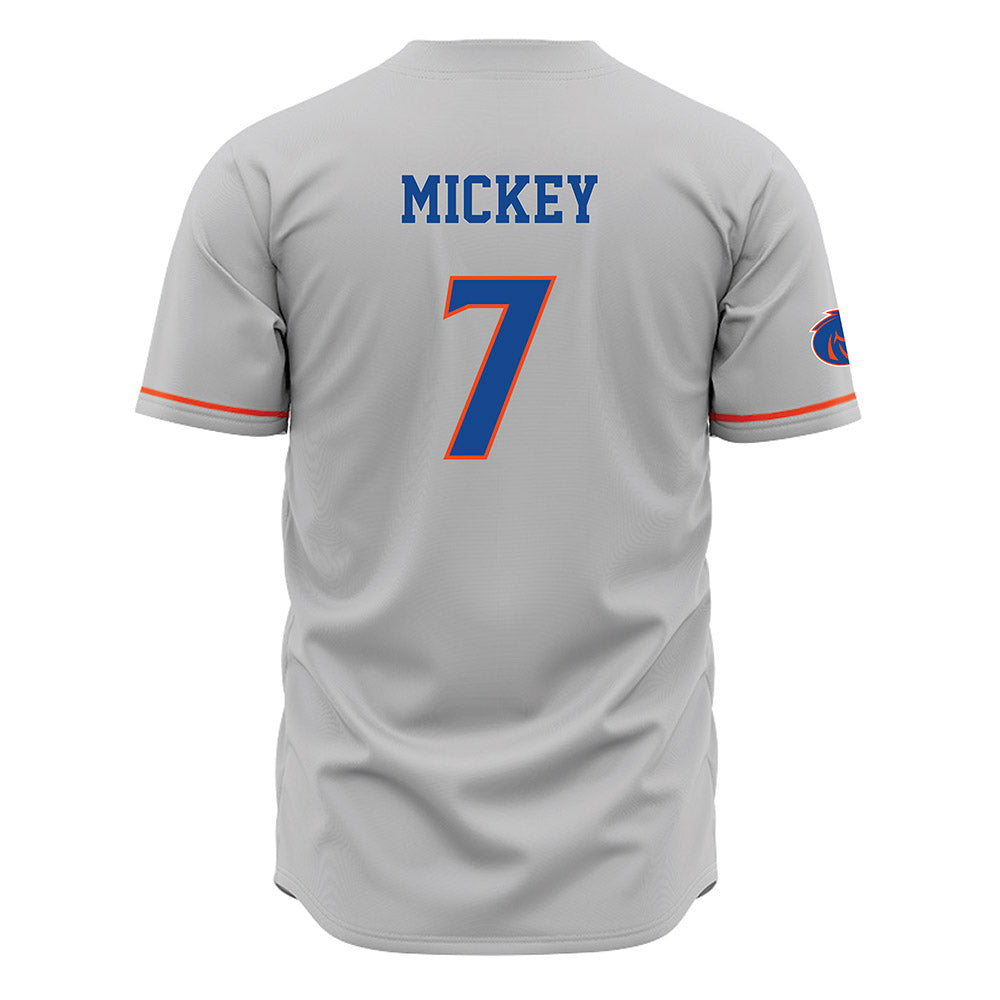 Boise State - NCAA Football : Jaden Mickey - Grey Jersey-1