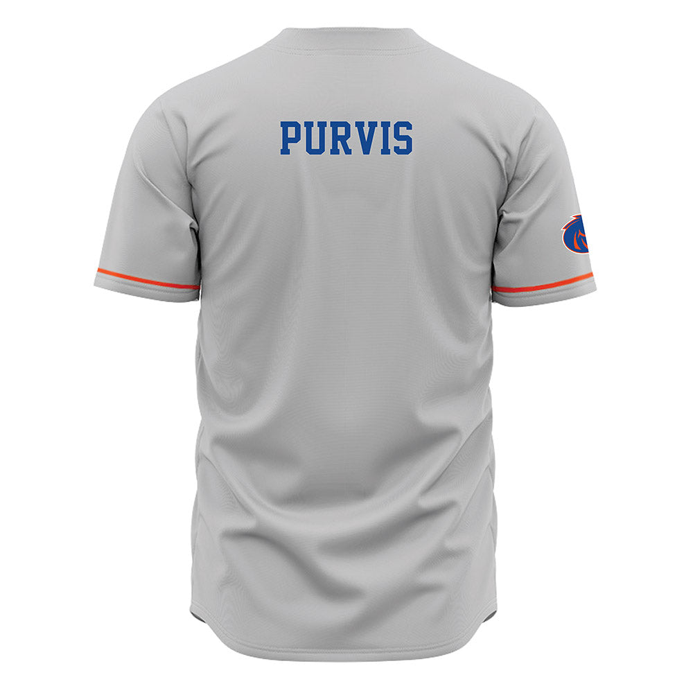 Boise State - NCAA Beach Volleyball : Tessa Purvis - Grey Jersey-1