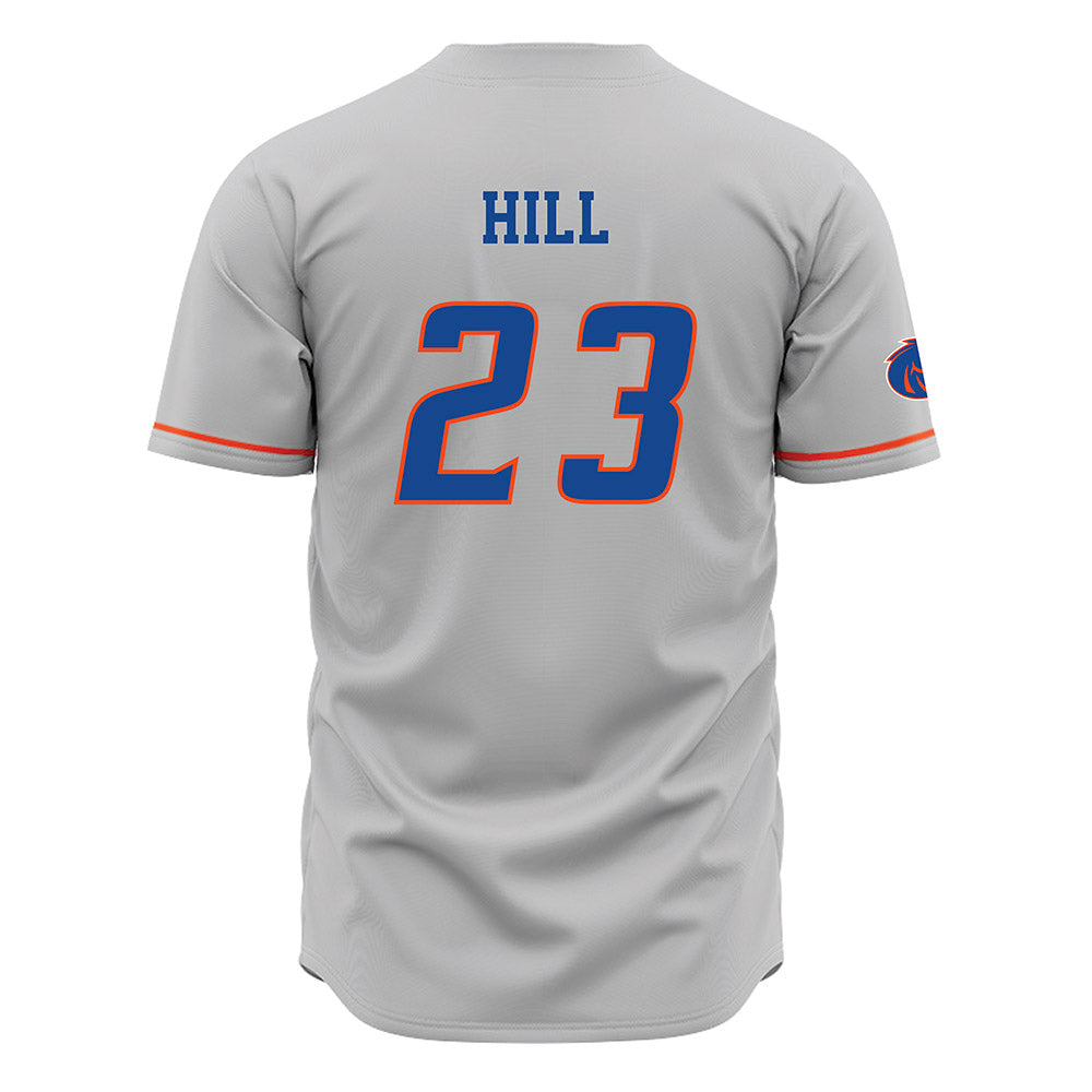 Boise State - NCAA Football : David Hill - Grey Jersey-1