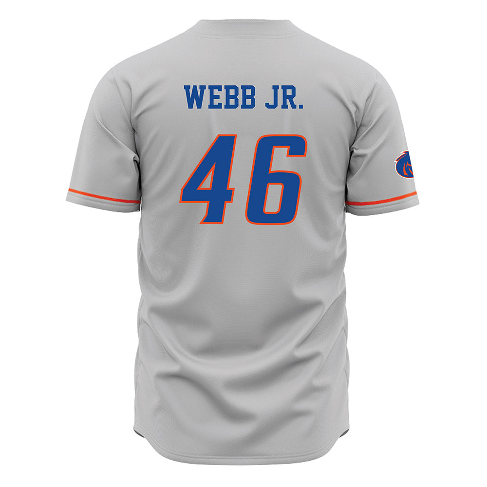Boise State - NCAA Football : Corey Webb Jr. - Grey Jersey-1