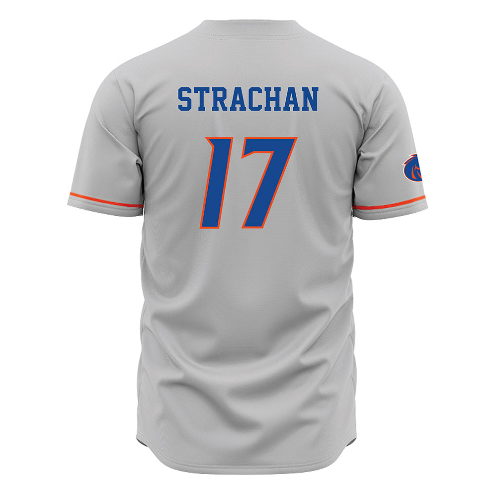 Boise State - NCAA Football : Prince Strachan - Grey Jersey