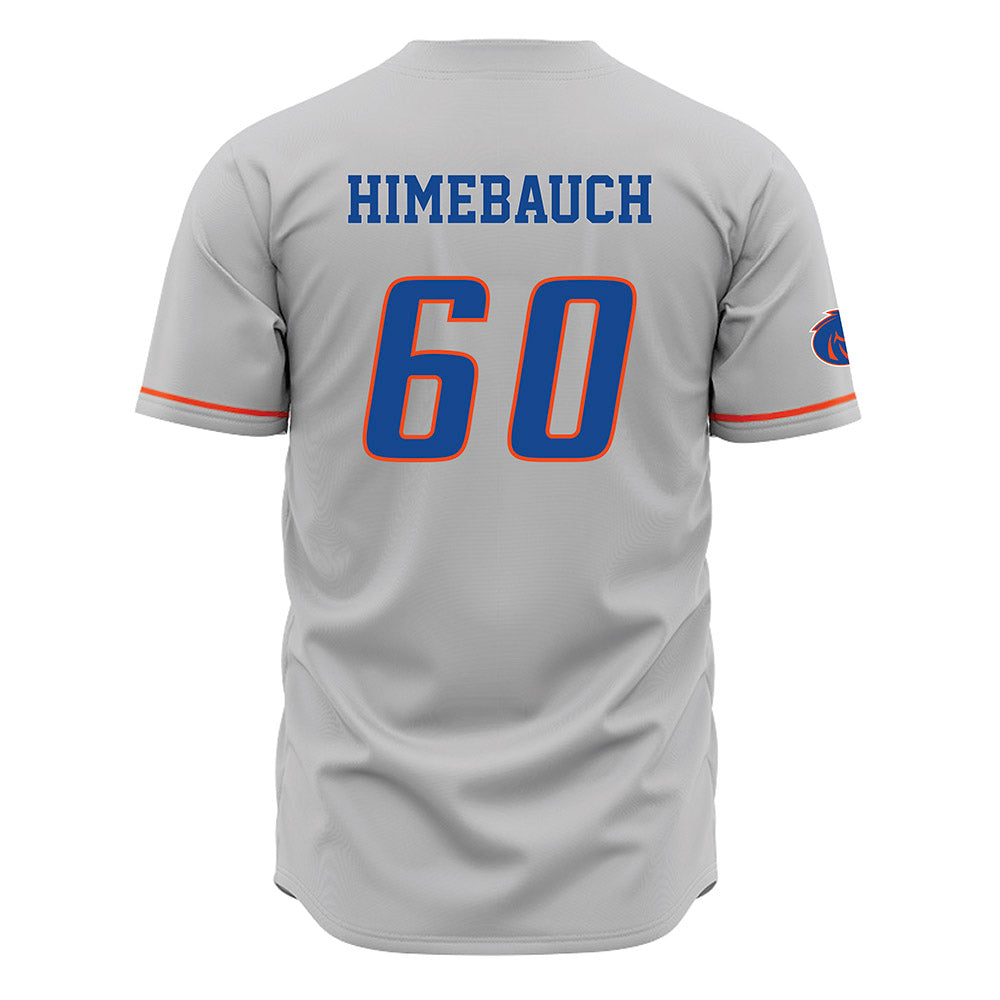 Boise State - NCAA Football : Tyler Himebauch - Grey Jersey-1