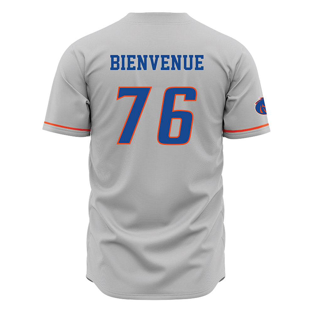 Boise State - NCAA Football : Gregory Bienvenue - Grey Jersey-1