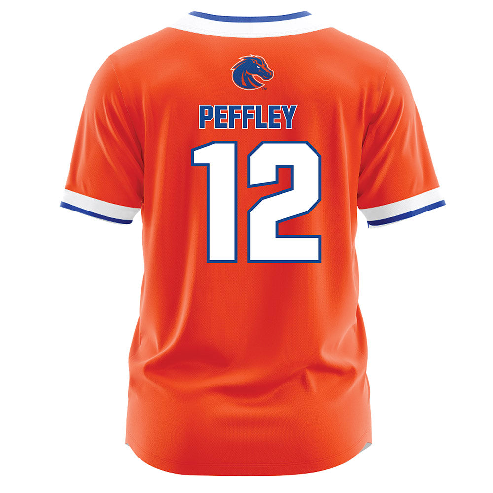 Boise State - NCAA Softball : Grace Peffley - Orange Jersey-1