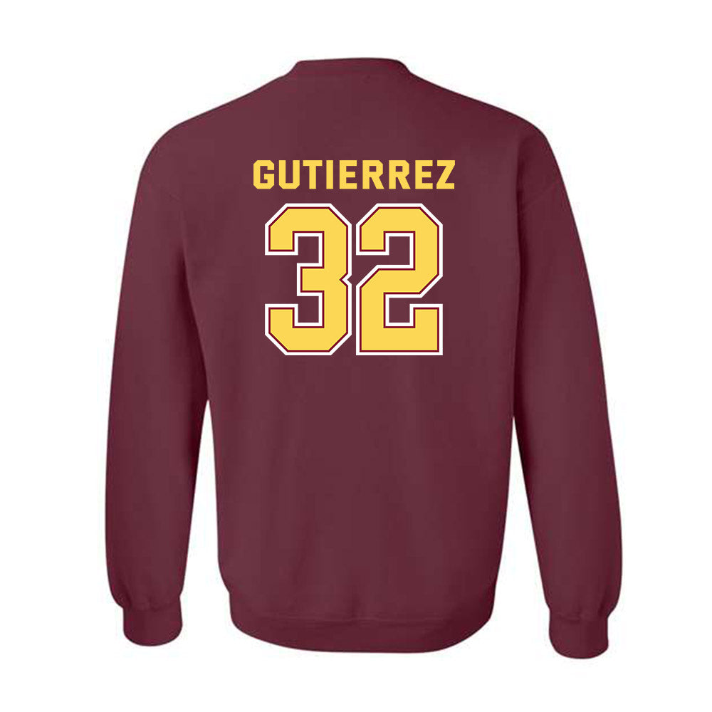 NSU - NCAA Football : Gabe Gutierrez - Sports Shersey Crewneck Sweatshirt-1