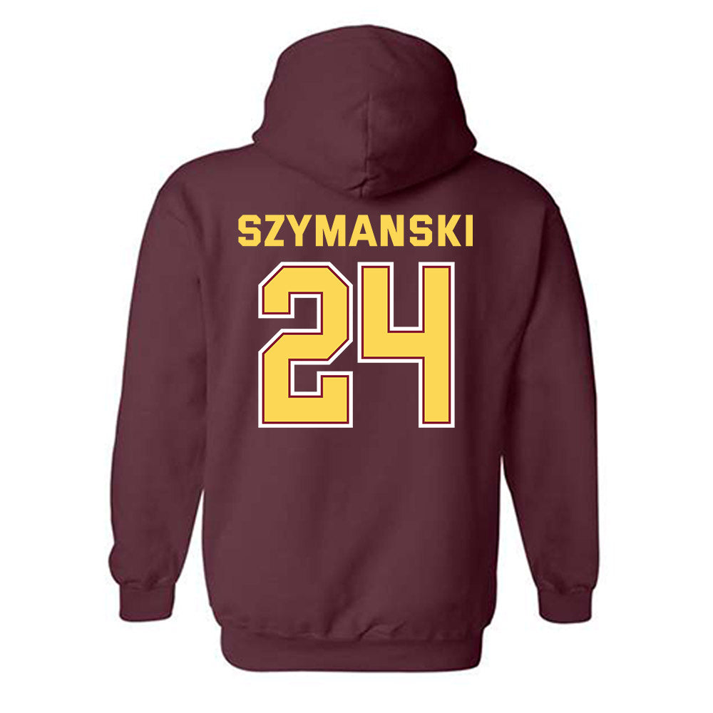 NSU - NCAA Football : Javonnee Szymanski - Sports Shersey Hooded Sweatshirt-1