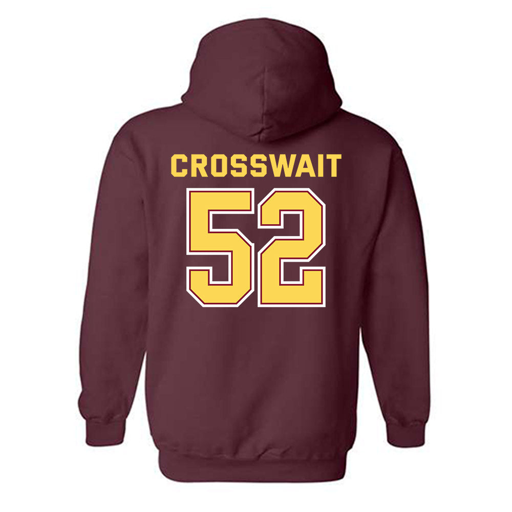 NSU - NCAA Football : Tate Crosswait - Sports Shersey Hooded Sweatshirt