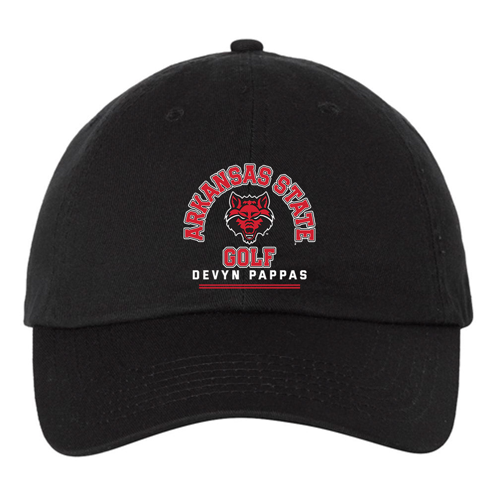 Arkansas State - NCAA Men's Golf : Devyn Pappas - Dad Hat
