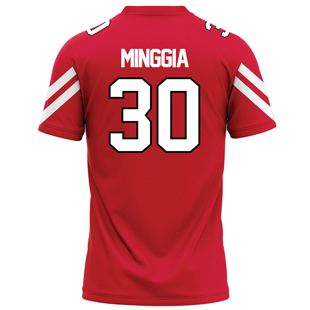 Marist - NCAA Football : Amare Minggia - Red Football Jersey-1
