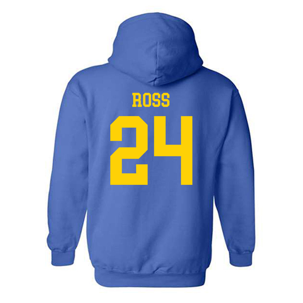 Delaware - NCAA Football : Jalen Ross - Fashion Shersey Hooded Sweatshirt-1