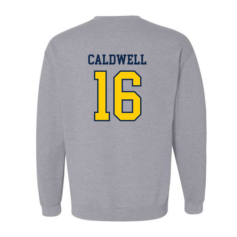 - NCAA Softball : India Caldwell - Sports Shersey Crewneck Sweatshirt-1